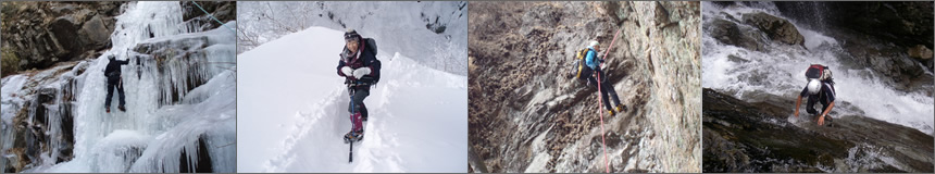 トップイメージ～アイス、ボルダー、沢、冬山