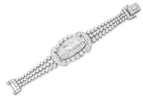 A diamond bracelet gifted to Elizabeth Taylor by Michael Jackson