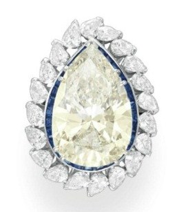 17carat Diamond_sapphire_ring