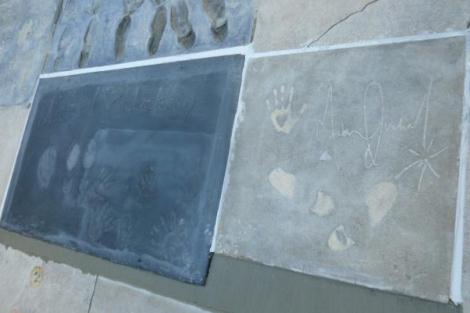 Rediscovered MJ heart hand print and prints from the children at GCT