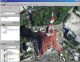 GoogleEarth東京タワー
