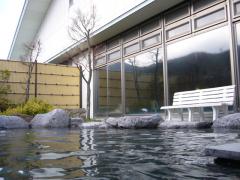 「ゆ～ぷる木崎湖」の露天風呂