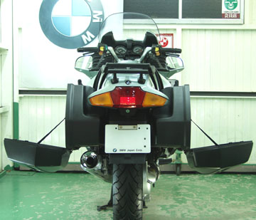R100GS パニアケース 左右 BMW 純正  バイク 部品 サイドケース ペイント素材に 割れ欠け無し 車検 Genuine:22320211
