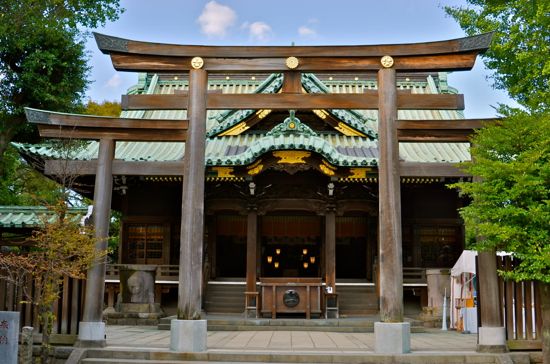 牛嶋神社の三輪鳥居