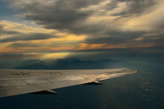 宮崎からの飛行機から見えた雲1