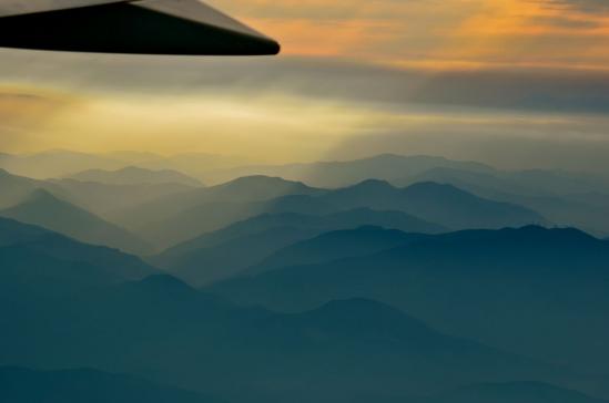 宮崎からの飛行機から見えた雲2
