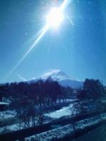 翌日24日の富士山