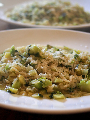 Risoni con Zucchini e Broccolo ズッキーニとブロッコリのリゾーニ