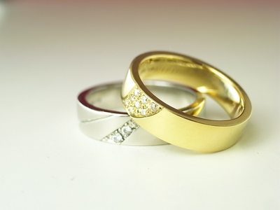 結婚指輪　イエローゴールド　人気