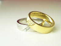 結婚指輪　幅広　安