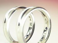 結婚指輪　プラチナ　ハード