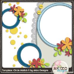 Template -Circle Addict 6 by akizo Designs