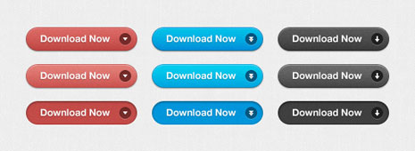 Simple Download Buttons (PSD)